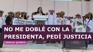 Seguiré EL LEGADO DE CARLOS MANZO: Grecia Quiroz