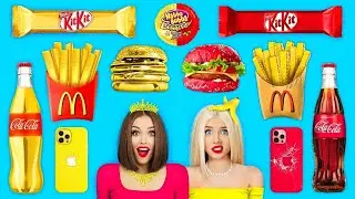Reto comida de ricos VS comida de pobres | Come snacks de ricos y pobres todo el d&iacute;a por RATATA