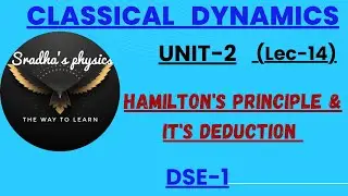 classical dynamics,Hamilton's principle and it's deduction