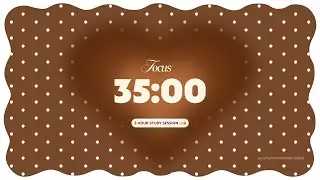 Study with me for 3 hours 🧸🤎  Focus Pomodoro Timer 4x35 min (10-minute breaks)