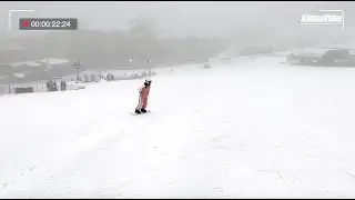 A snowboarding trip to Chongli in springtime