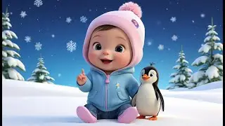 Penguin New Year Snowy Song | Fun Action & Learning Video for Toddlers