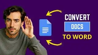 How To Convert Google Docs File To Word DOCX (QUICK Way)