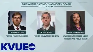 Who is on the Biden-Harris COVID-19 Advisory Board? | KVUE