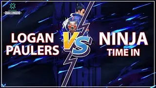 NINJA TIME IN VS LOGAN PAULERS - Valorant Champions Tour NA Challengers #3