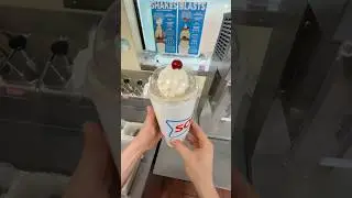 Making a large Oreo Chocolate Shake #pov #foryou #sonic