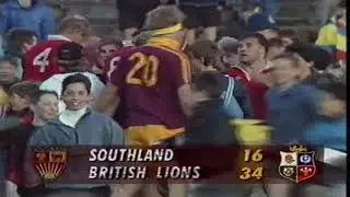 1993 British and Irish Lions tour of New Zealand. Highlights v Otago and Southland.