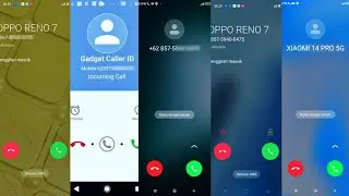 OPPO R7 VS COOLPAD VS XIAOMI 13 PRO VS OPPO R7ii VS XIAOMI 14 PRO incoming calls