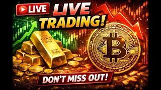 🔴 LIVE Gold & Bitcoin Trading |Real-Time Market Moves 💰||BTC Pump or Dump? xa Breakout? LIVE Trading