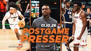 Jai Lucas, Tre Donaldson and Ernest Udeh Jr | Postgame Press Conference | 01.10.26
