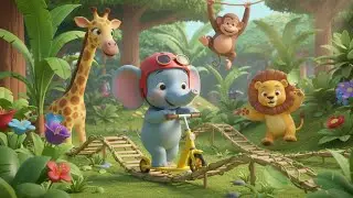 Wheels on the Scooter Song for Kids | Fun Vehicle Song, Toddler Nursery Rhymes & Baby Songs 🛴🎶👶