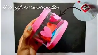 DIY gifts box making idea with bottle|paper chocolate wrapping idea|birthday wishes gift box
