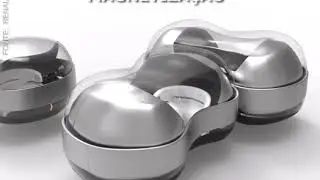 Design futurista de um carro flutuante - RENAUL FLOAT