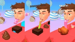 Lick Runner 👅👅🥐 All Levels Gameplay | #lickrunner #lickrunner3d