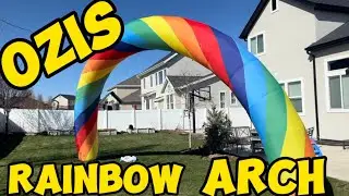 Make a Grand Entrance: Rainbow Inflatable Arch Review! 🌈🎉 | Elevate Your Events!