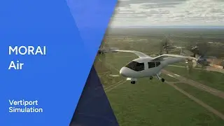 MORAI Air Vertiport Simulation