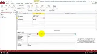 Common column properties in MS Access