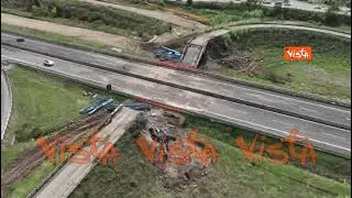 Crolla il Viadotto Ragusa sull'autostrada A1, ripresa la circolazione dopo la demolizione