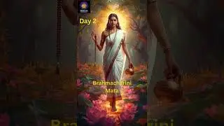 ✨Navratri Day 2 | Maa Brahmacharini Blessings | Divine Power & Inner Strength ✨#lorddurga #ytshorts