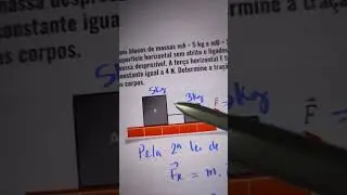 Segunda lei de Newton. Calculando a Tra&ccedil;&atilde;o em 1 minuto.
