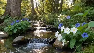 Heavenly Waters Flowing Gently: A Meditative Journey into Tranquility and Natural Harmony