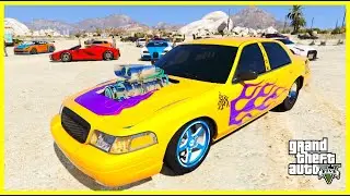 Z&Uacute;ČASTNIL JSEM SE TUNING Z&Aacute;VODŮ S UPRAVEN&Yacute;M TAXI! 🚖 (GTA 5 M&oacute;dy)