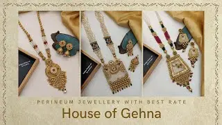 Moti antique gold long set design | Antique Long Rajwadi | Exclusive Bridal jewellery