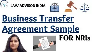 Business Transfer Agreement Sample for NRI
