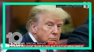 CBS News Special Report: Former President Trump arraigned
