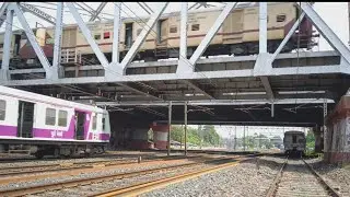 Dangerous view india railway 