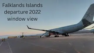 Falklands Islands 🇫🇰 Departure Window view