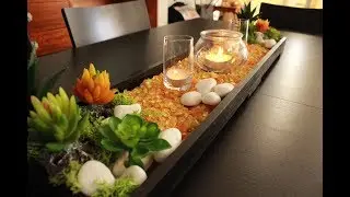DIY COMO HACER UNA BANDEJA Y CENTRO DE MESA CON SUCULENTAS