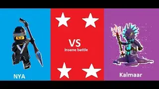 Ninjago Nya vs kalmaar stop motion