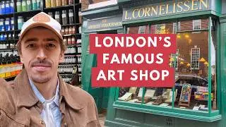 Шопинг в старейшем магазине искусств Лондона! E1 (L.Cornelissen & Son)