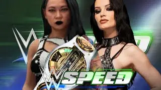 Stephanie Shaw vs Saraya WWE Womens Speed Championship (WWE Speed)