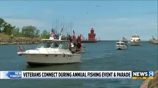 Veterans connect during annual fishing event and parade
