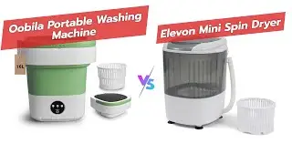 Портативная стиральная машина против мини-центрифуги Elevon 🧺 Сравнение компактных размеров | Buy...