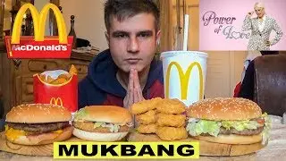 McDonald's: Big Tasty, Crispy McBacon, McChicken ⚫MUKBANG⚫ (ΣΧΟΛΙΑΖΩ ΤΟ POWER OF LOVE)