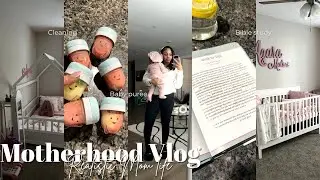 MOTHERHOOD VLOG: Packages, Bible Study, Cleaning azana&rsquo;s room, Baby Puree, Sleep training & Nursing
