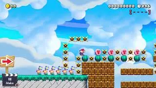I made a TAS in SMM2 that has 6 pixel-perfect jumps and more
