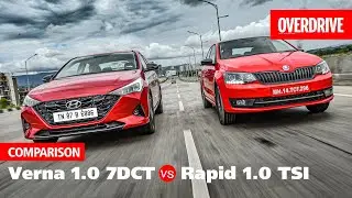 2020 Hyundai Verna 1.0 turbo vs Skoda Rapid 1.0 TSI | Comparison | OVERDRIVE