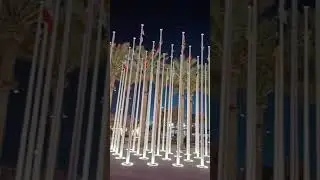 Flags of participating countries in Expo 2020