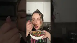 I tried PEEPS marshmallow cereal 🤯 #shorts