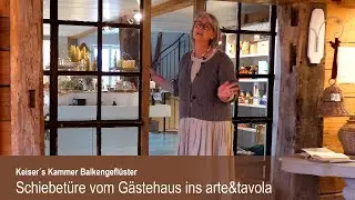 Balkengefl&uuml;ster - Die Schiebet&uuml;re