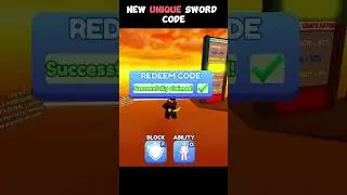New UNIQUE Sword Code | Blade Ball
