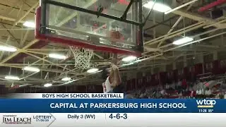 Capital Cougars at Parkersburg Big Reds boys high school basketball