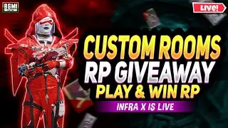 Bgmi Live Custom Room | Royal Pass Giveaway Room Live | Bgmi Custom Room Live | Infra X custom room