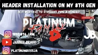 Installing Header on my 8th Gen Civic. Is it worth it to straight pipe a Honda Civic 8th Gen?