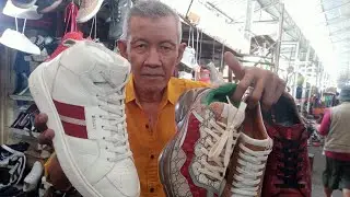 WOW ‼️SEPATU BRANDED MEWAH ADA DI PASAR PONCOL || KIOS PAK JAINAL