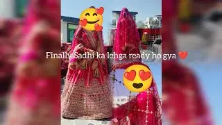 The wedding lehenga has also been fixed ♥️🫶🏻